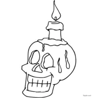 Skull with a big smile