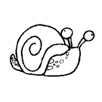 Snail coloring page number sixteen