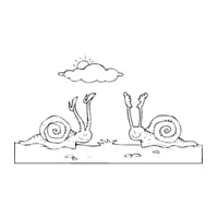 Snail coloring page number nineteen