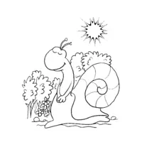 Snail coloring page number twenty-two