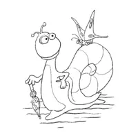 Snail coloring page number twenty-five