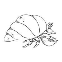 Snail coloring page number eight