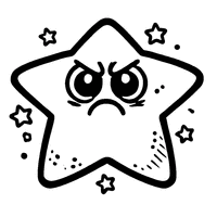 Angry star | Toupty.com