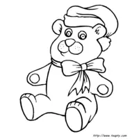 Teddy Bear coloring N°10