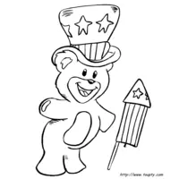 Teddy Bear coloring N°12