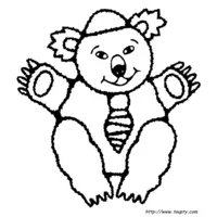 Teddy Bear coloring N°16