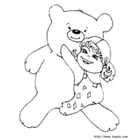 Teddy Bear coloring N°5