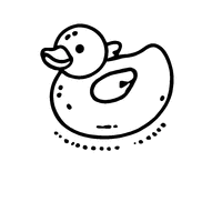 Toy duck coloring