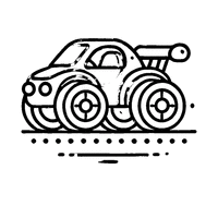 Toy car coloring