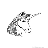 Unicorn coloring N°17