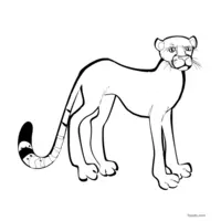 pink panther coloring page